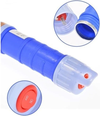 Foxmag24 Pompă Electrică de Transfer Lichide cu Baterii Capacitate 6l/min Lungime Furtun de Distribuție 55 Cm