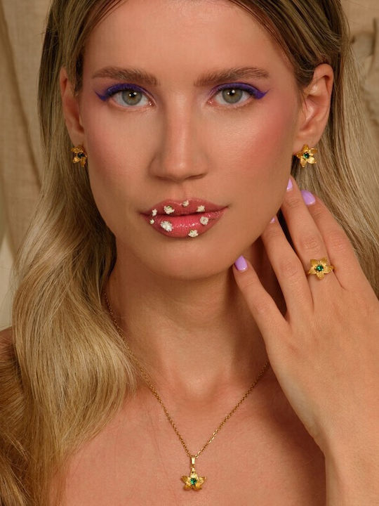 Lifelikes Ohrringe Birthstone Mai Nieten