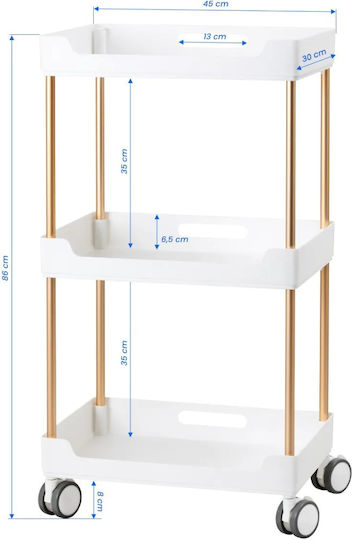 Beauty Roll Hair Salon Maintenance Cart
