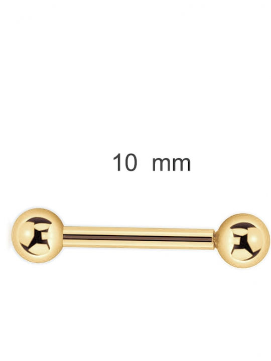 Precious Piercing Barbell Earring Gold 14K Gbbb3-10