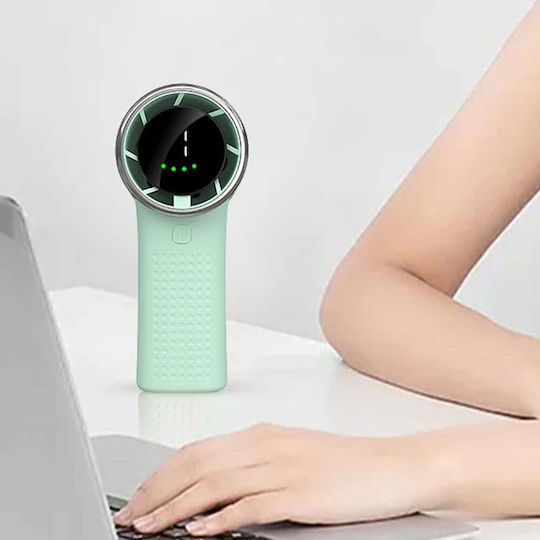 Techsuit Handgehaltenes USB-Ventilator Ohne Flügel Grün