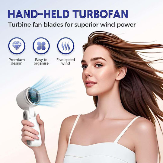 Techsuit Fan Handheld USB Schwarz