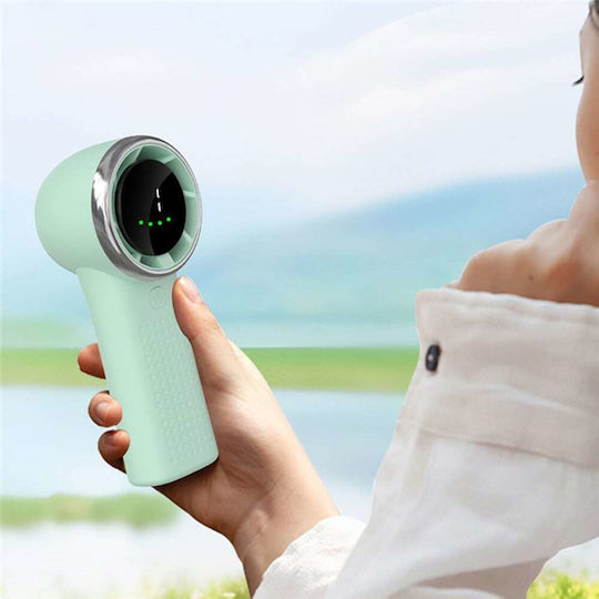 Techsuit Handgehaltenes USB-Ventilator Ohne Flügel Grün