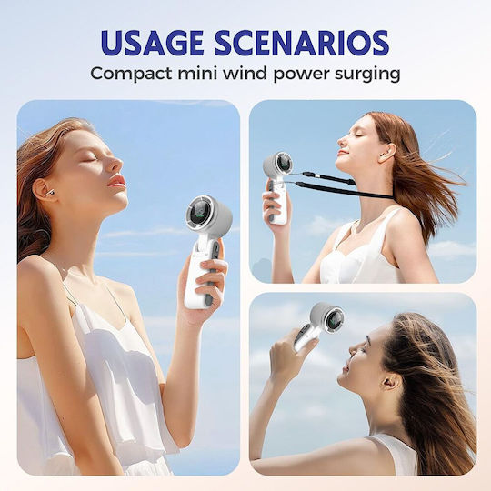 Techsuit Fan Handheld USB Schwarz