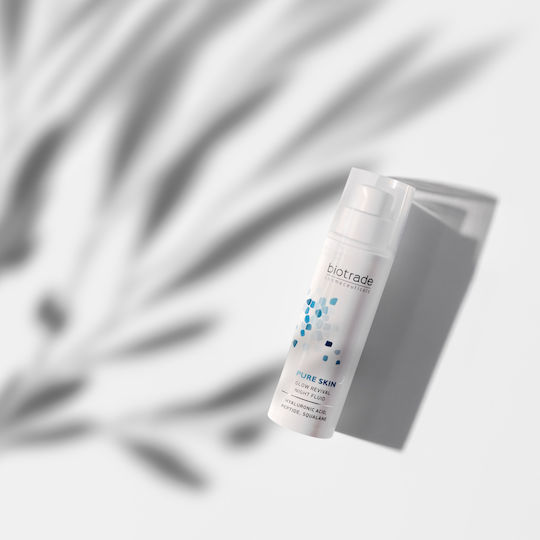 Biotrade Pure Skin Glow Възстановяваща и Хидратантна 72-Часова Лека Нощна Кремове за Лице с Хиалуронова Киселина и Пептиди 50ml