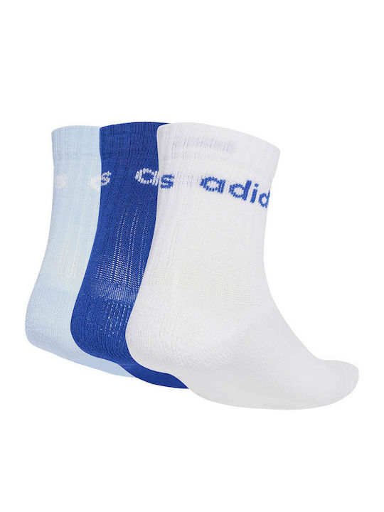 adidas Παιδικά Σοσόνια Performance White 3 Ζευγάρια