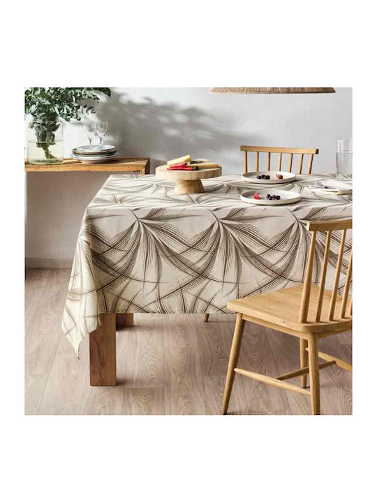 Kentia Τραπεζομάντηλο Felce Beige-grey 135x180εκ.