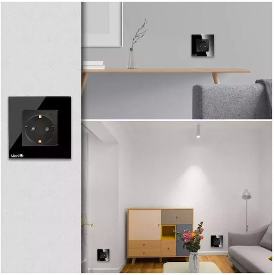 Power Socket Wi-Fi Black 1pcs
