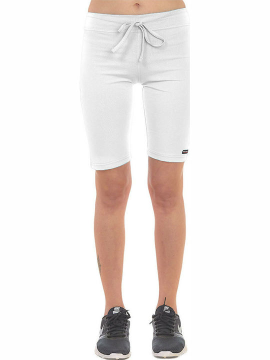 Women's Sporty Bermuda Shorts White