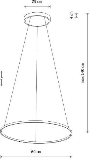 Nowodvorski Pendant Light Green 60x140cm