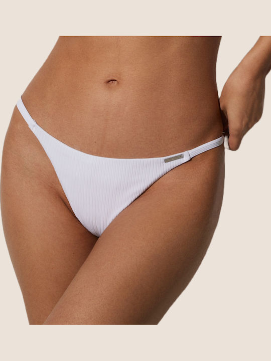Bikini String Ψηλόμεσο Λευκό
