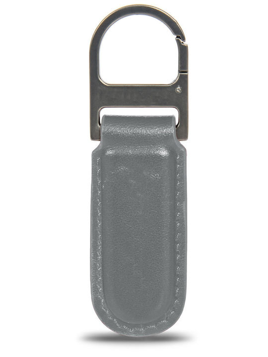 Porsche Design Μπρελόκ Keyring Leather Oval Anthracite Porsche Design Μπρελόκ Keyring Leather Oval Anthracite
