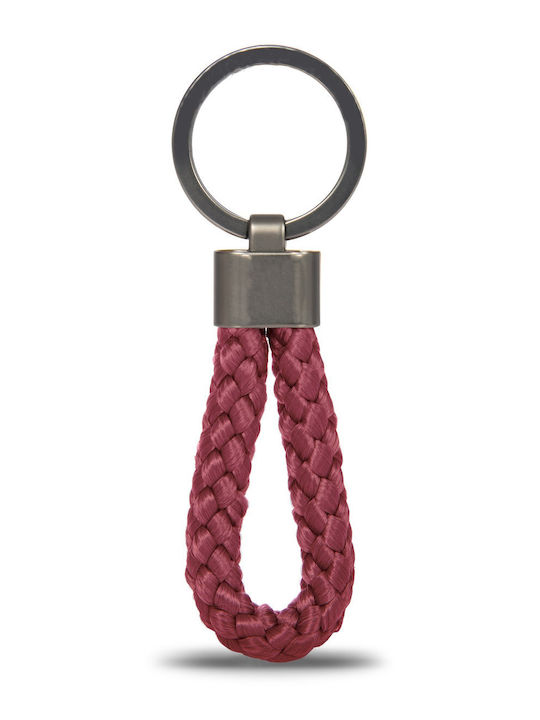 Porsche Design Μπρελόκ Keyring Leather Rope Carmine Red Porsche Design Μπρελόκ Keyring Leather Rope Carmine Red