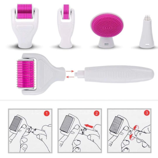 Gesicht-Roller Set aus Silikon 6 Stück