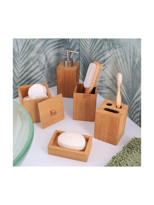 Evideco Tabletop Organizer Bamboo Brown