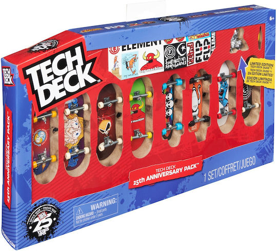 Spin Master 8 Pack TechDeck For Age 3+