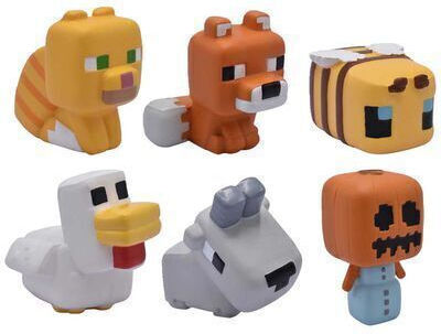 Gama Brands Minecraft Squishy για 3+ Ετών 6εκ. (Διάφορα Σχέδια)