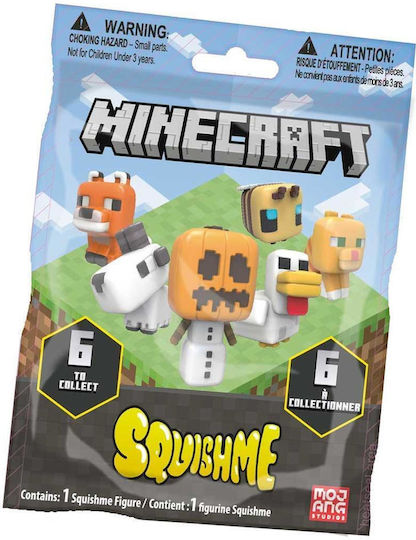 Gama Brands Minecraft Squishy για 3+ Ετών 6εκ. (Διάφορα Σχέδια)
