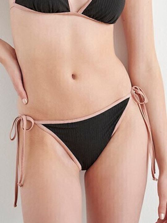 Bikini inferioare Slip cu dantelă Negru
