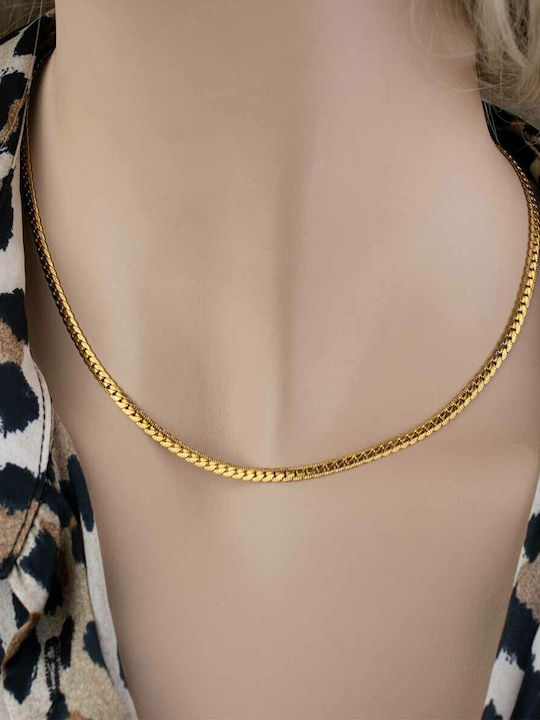 Goldjewels Αλυσίδα Λαιμού Επιχρυσωμένη από Ατσάλι Goldjewels Αλυσίδα Λαιμού Επιχρυσωμένη από Ατσάλι