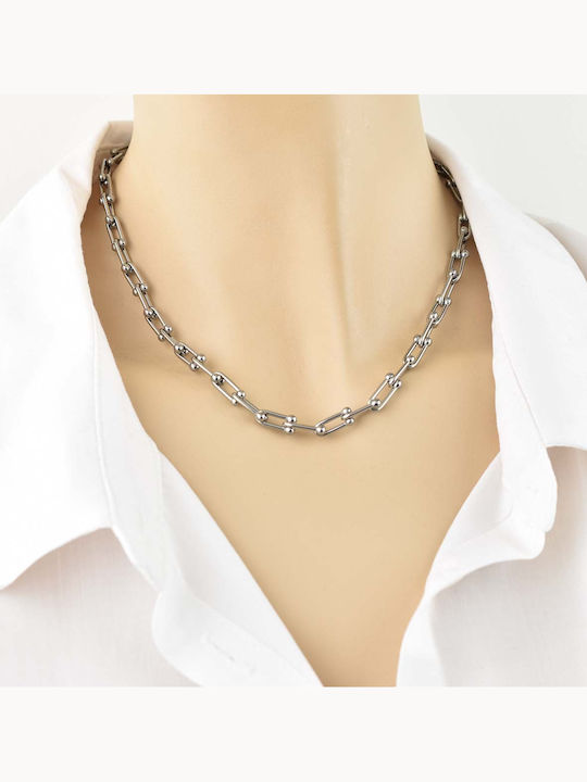 Ruin Chain Silver 6mm Αλυσίδα Λαιμού Ανοξείδωτο Ατσάλι 316l 40 Cm Ruin Chain Silver 6mm Αλυσίδα Λαιμού Ανοξείδωτο Ατσάλι 316l 40 Cm