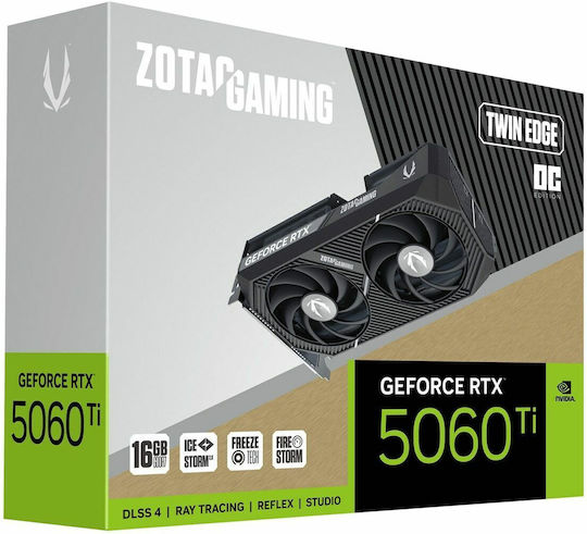 Zotac GeForce RTX 5060 Ti 16GB GDDR7 Twin Edge OC Placă Grafică ZT