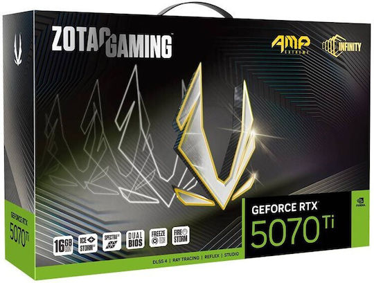 Zotac GeForce RTX 5070 Ti 16GB GDDR7 AMP Extreme INFINITY Κάρτα Γραφικών