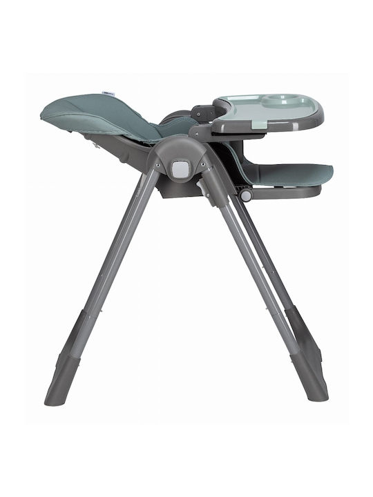 FreeOn Kai Foldable Baby Highchair with Adjustable Height Mint