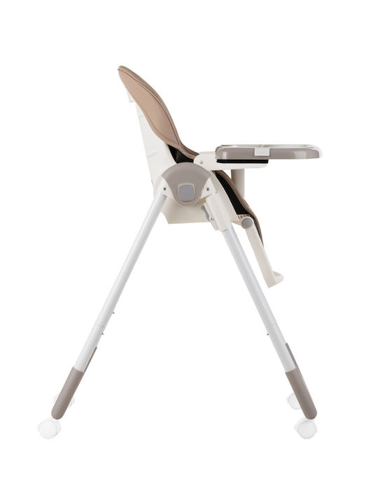 Kikka Boo Spicy Foldable Baby Highchair With Adjustable Height Beige