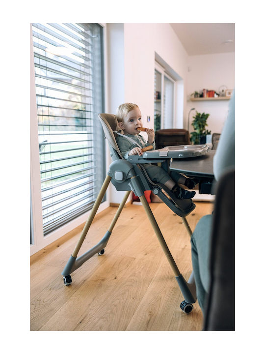 FreeOn And Foldable Baby Highchair with Adjustable Height Pink