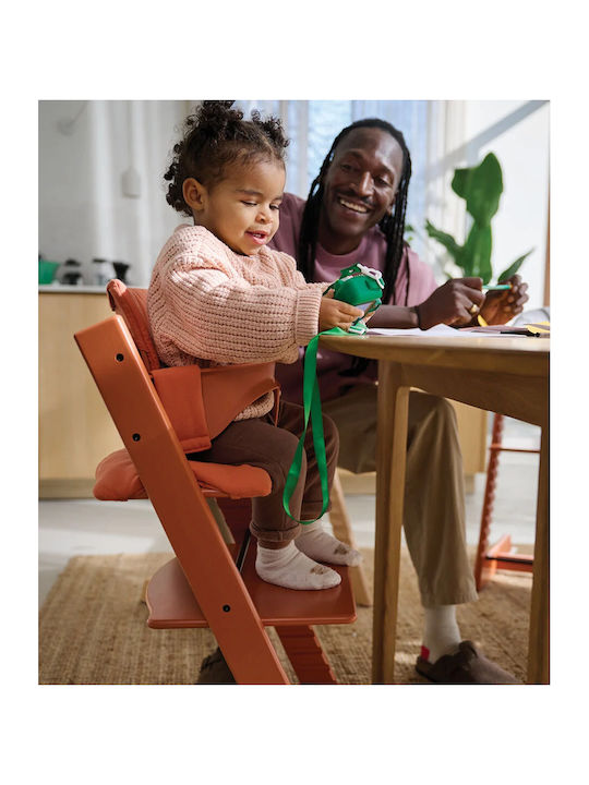 Stokke Tripp Trapp Καρεκλάκι Φαγητού με Ρυθμιζόμενο Ύψος Terracotta