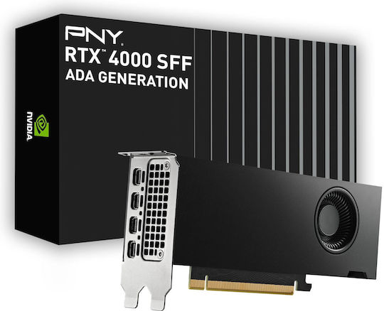 PNY Quadro RTX 4000 20GB GDDR6 SFF Ada Generation Graphics Card