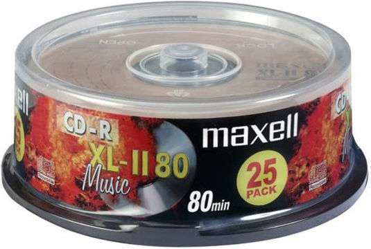 Maxell Recordable CD-R 16x 700MB Cake Box 25pcs