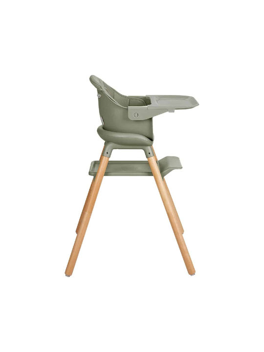 Kikka Boo Woody Baby Highchair 2 in 1 Army Green