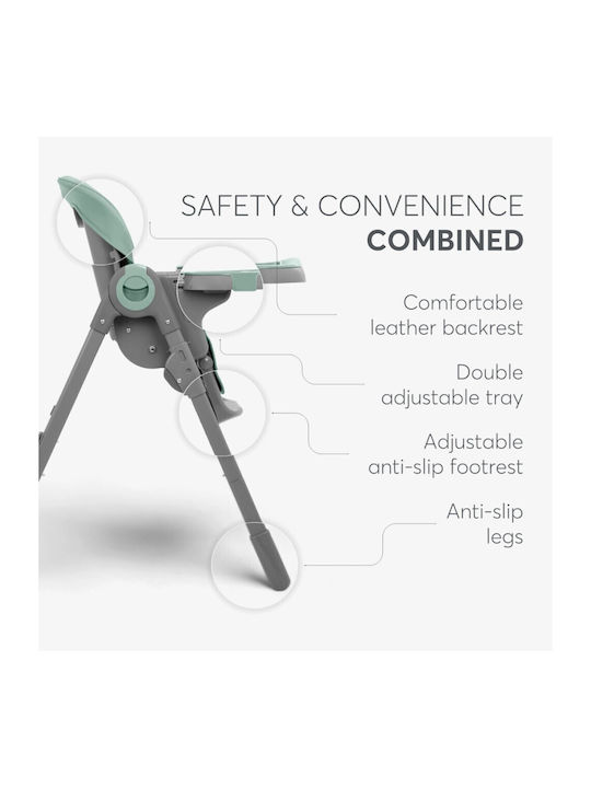 Kikka Boo Comfy+ Αναδιπλούμενο Καρεκλάκι Φαγητού με Ρυθμιζόμενο Ύψος Beige