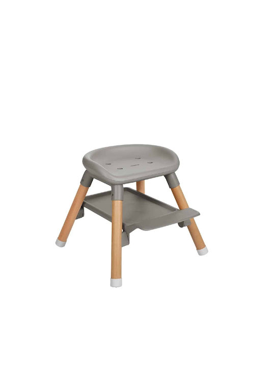 Kikka Boo Woody Baby Highchair 2 in 1 Gray
