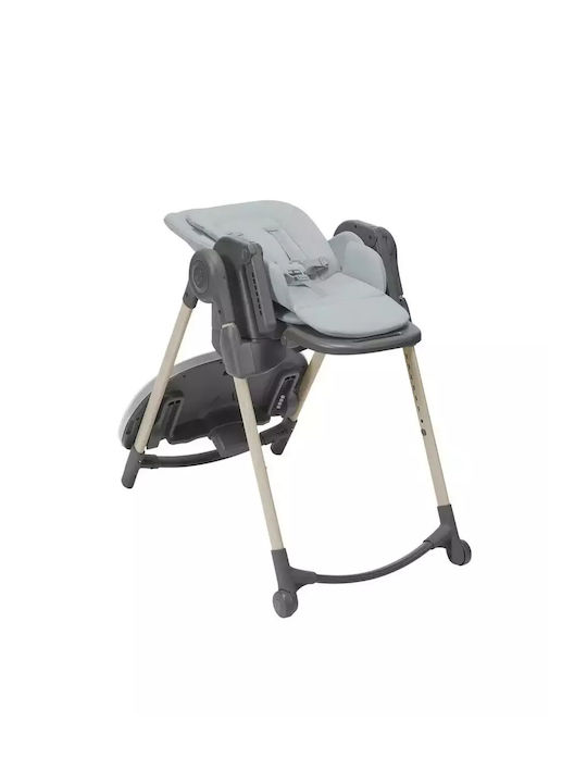 Maxi-Cosi Minla Scaun Înalt De Masă Bebe Pliabil 6 În 1 Cu Înălțime Reglabilă Beyond Gri