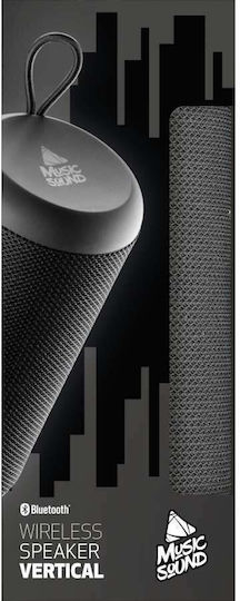 Cellular Line Music Sound Vertical Bluetooth Speaker 5W with Battery Life up to 5 hours Black