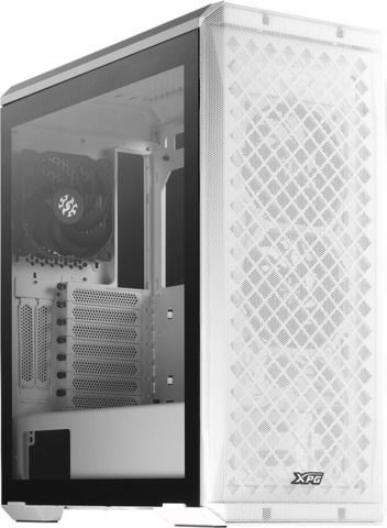 Adata XPG Defender Gaming Midi Tower Computer Case with Window Panel White