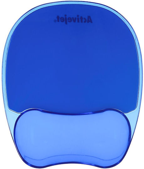 671208 Mouse Pad με Στήριξη Καρπού Μπλε