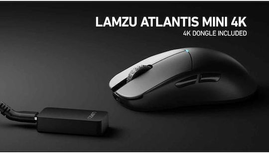 Lamzu Atlantis Mini Drahtlos Gaming Gaming Maus 26000 DPI Schwarz