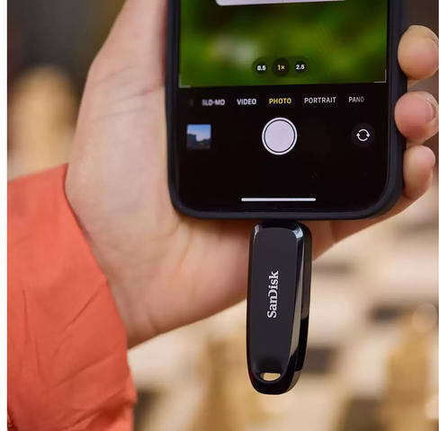 Sandisk 128GB USB 2.0 Stick Μαύρο