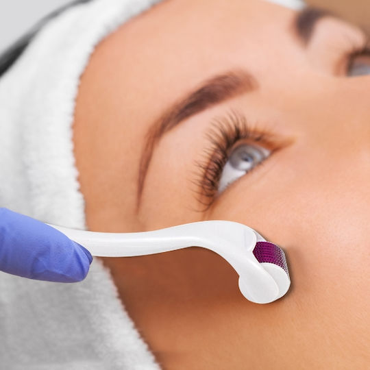Mesotherapy Device Derma Roller Face Body 540 Needles 0.5mm White