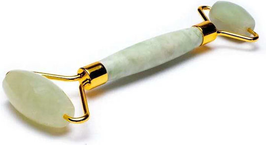 Gesichtspflegegeräte Gua Sha Stein aus Nephrit + Anti-Aging Jade Roller