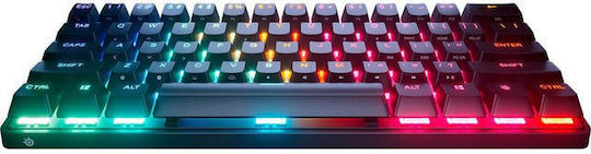 SteelSeries Apex Pro Mini Gen 3 Gaming Mechanical Keyboard 60% with SteelSeries OmniPoint switches and RGB lighting (English US)