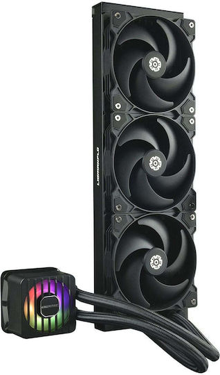 Enermax LIQMAXFLO SR Охлаждане AIO CPU с 3 Вентилатора 120мм и ARGB Осветление