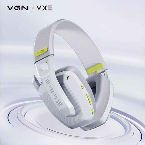 VGN Безжични Bluetooth Over Ear Слушалки с 85 часа Работа Бели