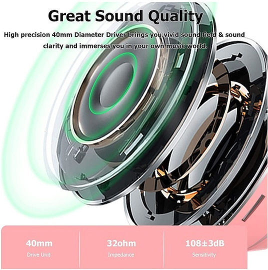 L550 Bluetooth Wireless On Ear Headphones with 9 hours of Operation White