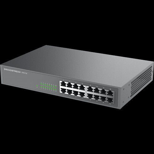 Grandstream GWN7702P Unverwaltet L2 Switch mit 16 Ports Gigabit (1Gbps) Ethernet
