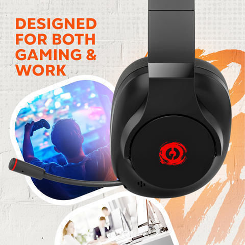 Canyon EGO GH-15 Ασύρματο Over Ear Gaming Headset με σύνδεση 3.5mm / Bluetooth for PC